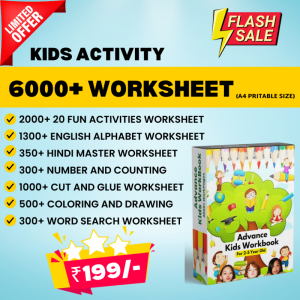 6000+ PRINTABLE WORKSHEET FOR KIDS + FREE 1500 COLORING SHEET