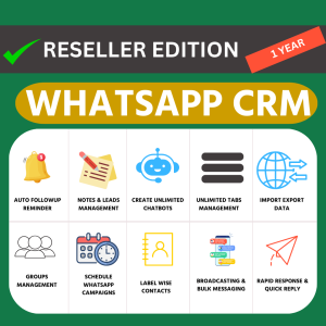 Rise WhatsApp CRM Reseller Edition for 1 Year